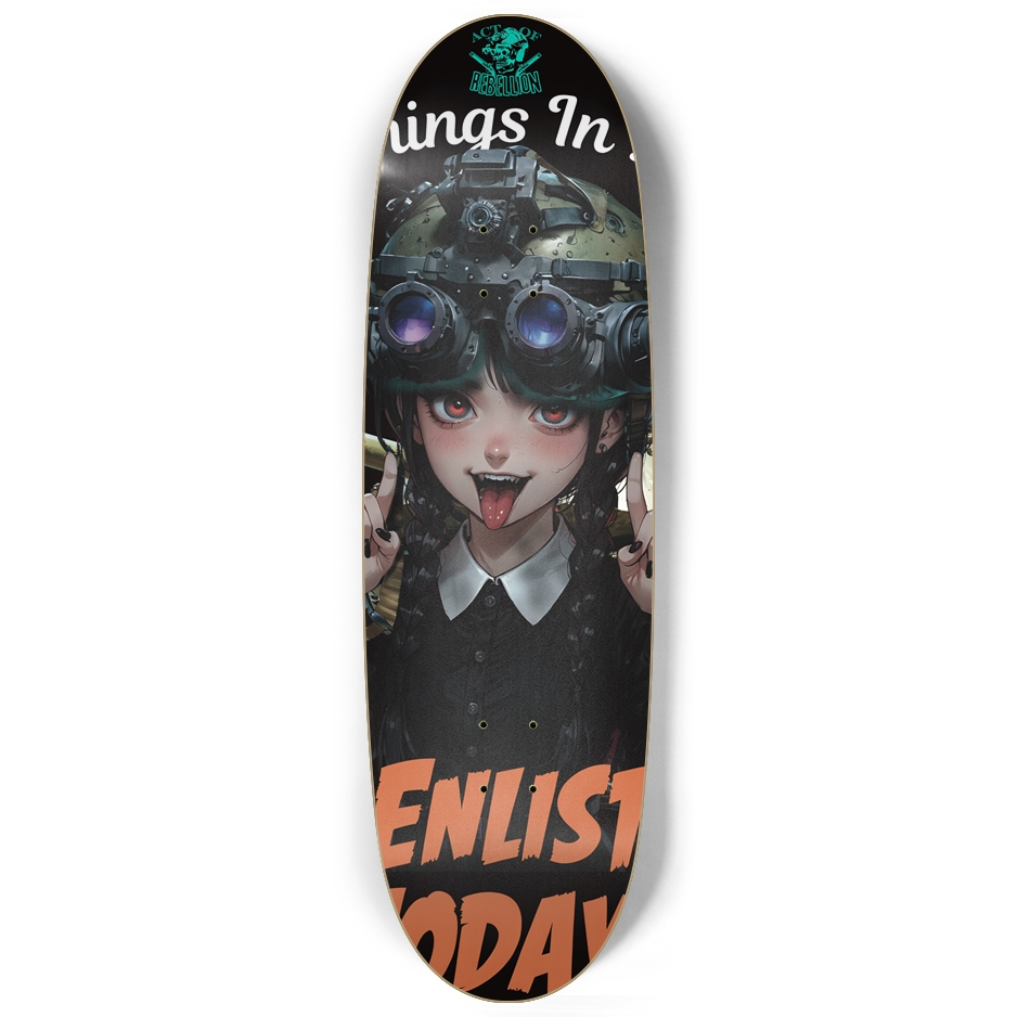 Enlist Today Custom Skateboard